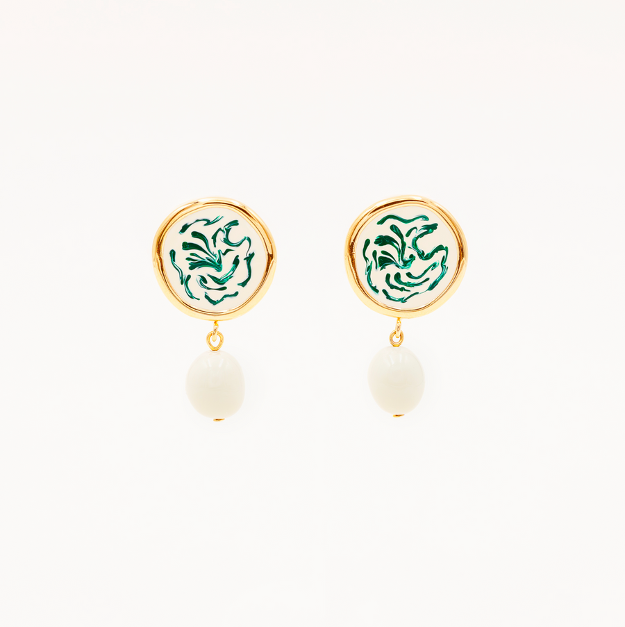 Boucles d'oreilles - Mirage Vert