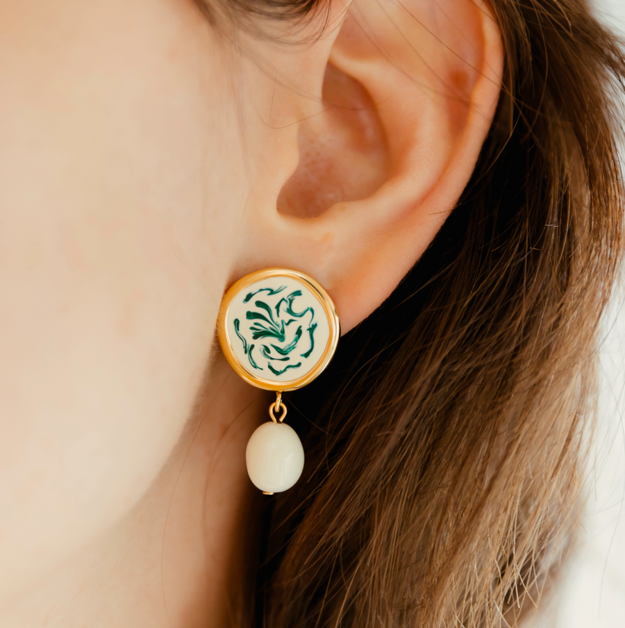 Boucles d'oreilles - Mirage Vert