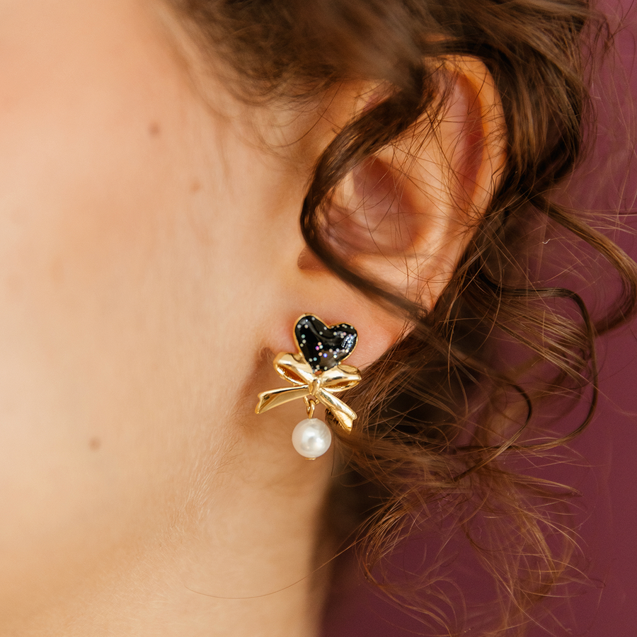 Boucles d'oreilles Bow - Elisabeth