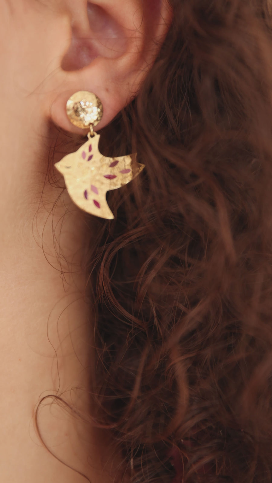 Boucles d'oreilles XXL - Envol