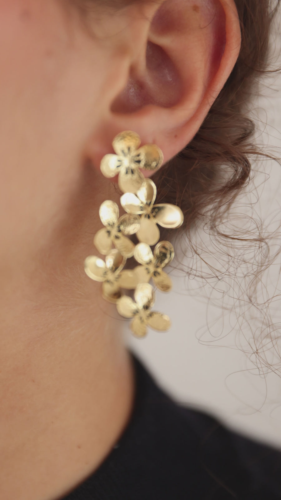 Boucles d'oreilles - Camélia